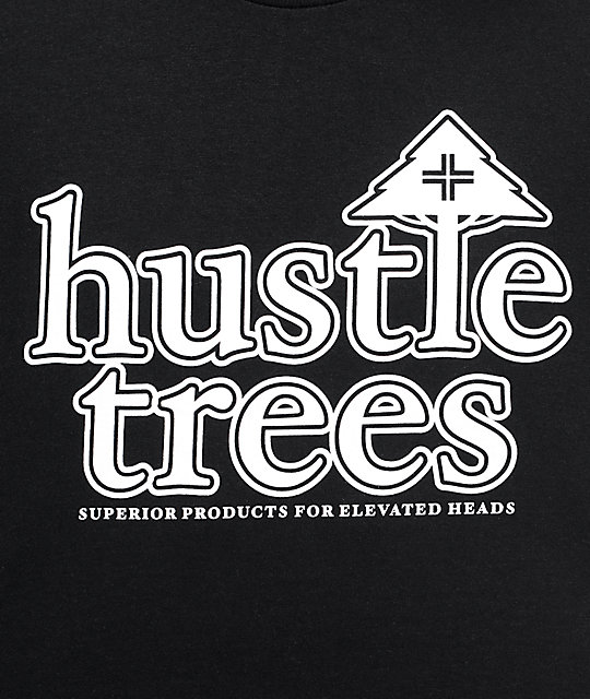 Hustle Trees OG Logo Black TShirt Zumiez