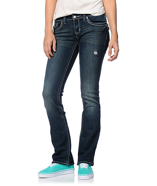 Hydraulic Bailey Dark Wash Slim Bootcut Jeans Zumiez