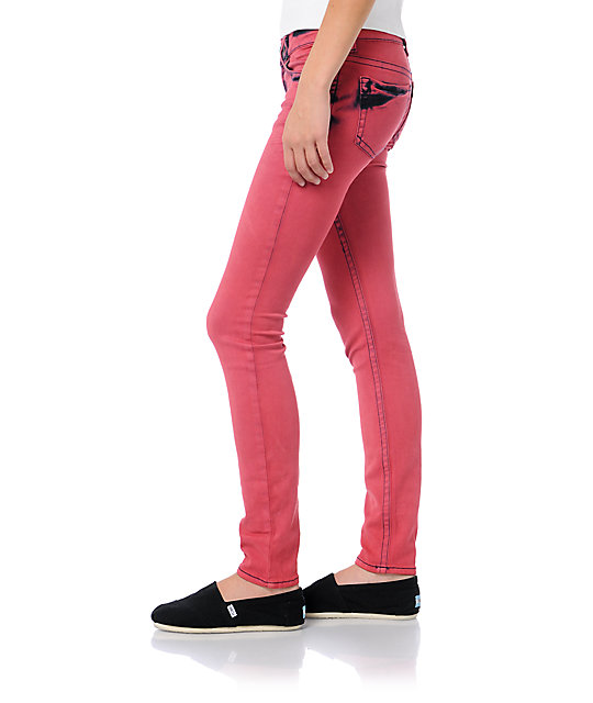 red jeggings online