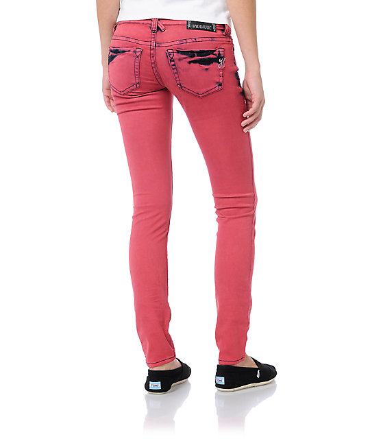 red jeggings online