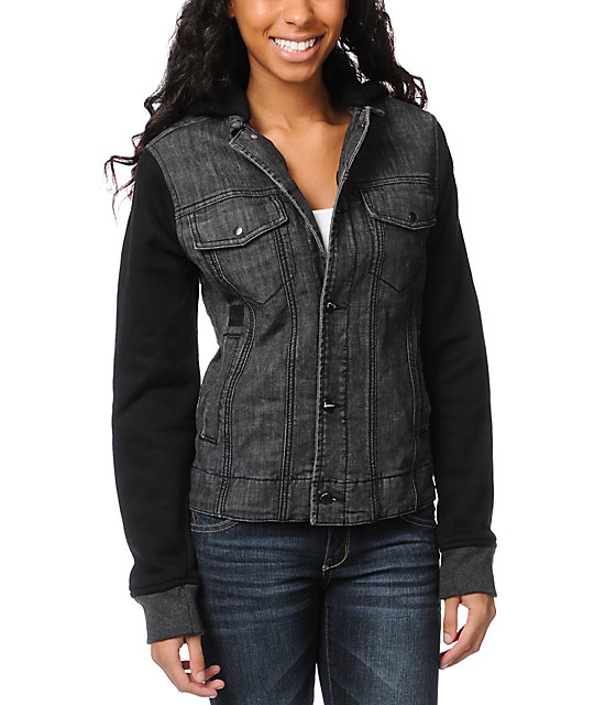 Imperial Motion Bradley Denim Vest Hoodie Zumiez