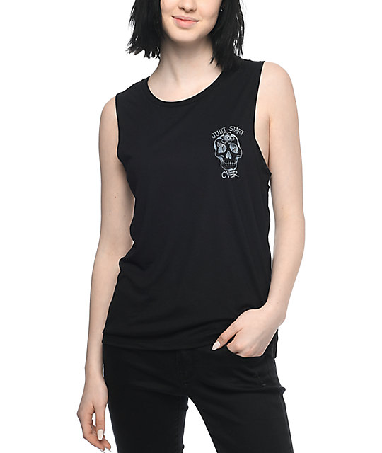 Imperial Motion Start Over Black Muscle Tank Top Zumiez