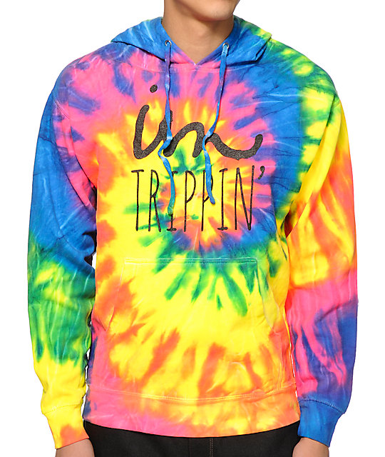 Imperial Motion Trippin Neon Tie Dye Hoodie Zumiez
