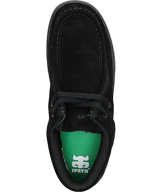 Ipath Cat Black Suede Shoes Zumiez
