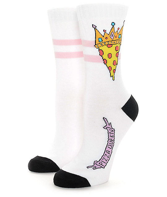 JV by Jac Vanek Pizza Queen Crew Socks Zumiez