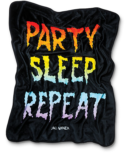JV by Jac Vanek Repeat Black Blanket Zumiez