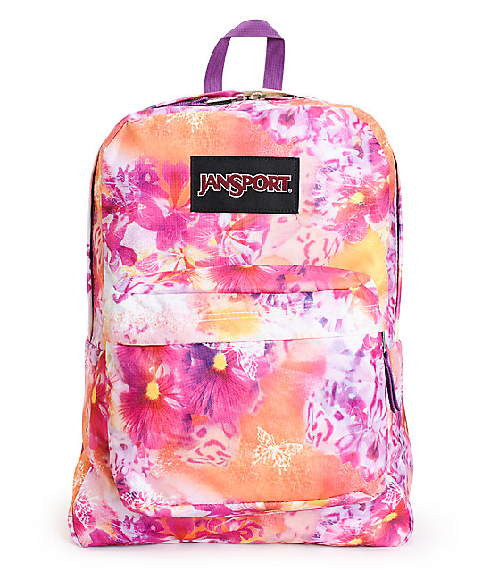 Jansport Black Label Superbreak Sunflower Backpack Keweenaw Bay