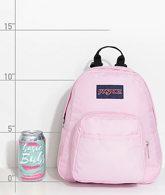 JanSport Half Pint Pink Mist 10L Backpack Zumiez
