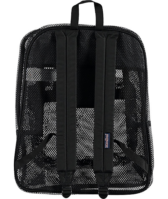 Jansport Mesh Black 32L Backpack Zumiez