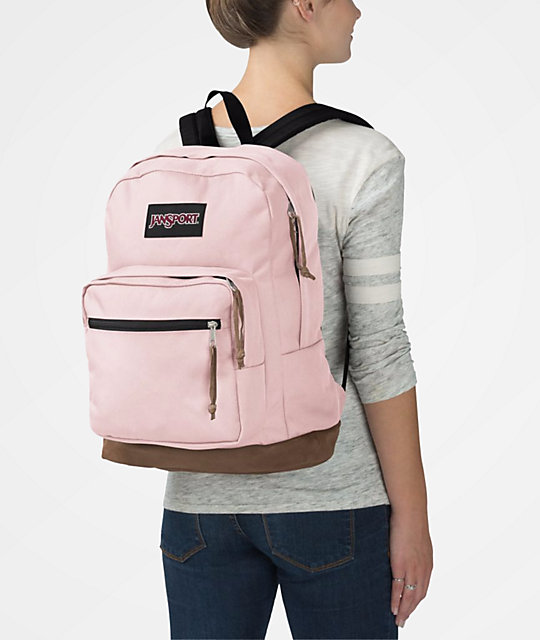 Jansport Right Pack Pink Blush 31L Backpack Zumiez