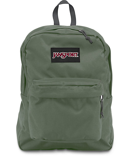 Jansport Superbreak Muted Green 25L Backpack Zumiez