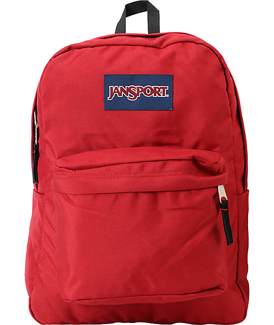 Jansport Superbreak Red Backpack Zumiez