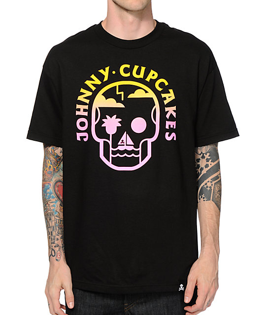 Johnny Cupcakes Hawaiian Crossbones TShirt Zumiez