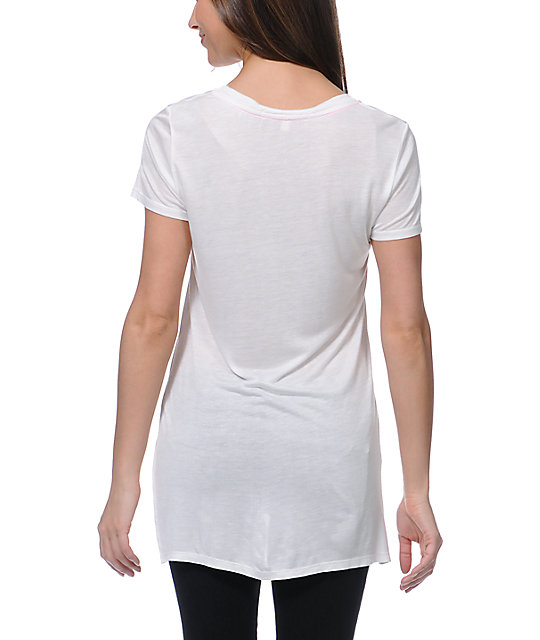 white tunic tshirt