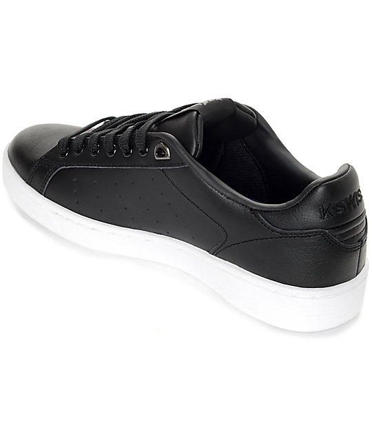 KSwiss Clean Court CMF Black Shoes Zumiez