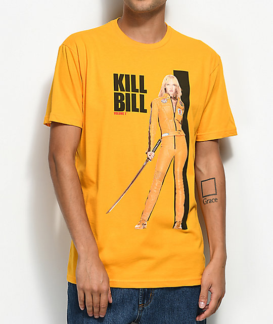 Kill Bill Poster Yellow TShirt Zumiez