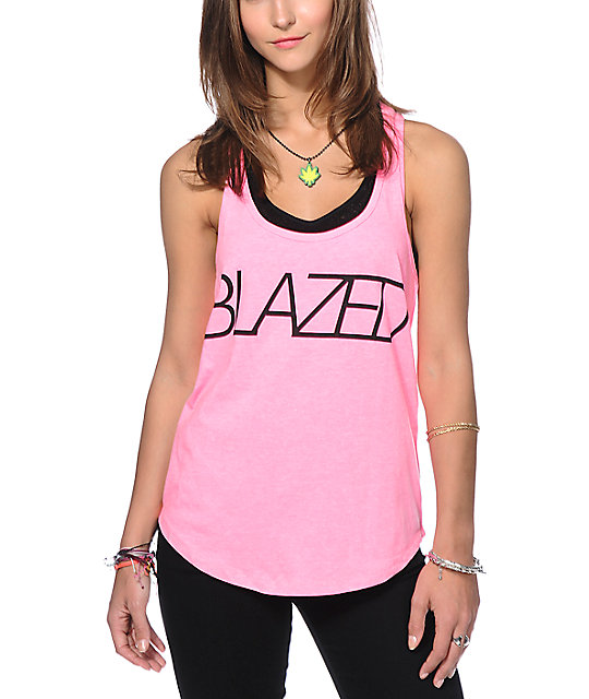 Kill Brand Blazed Hot Pink Tank Top Zumiez