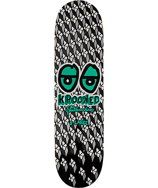 Krooked Bright Eyes 8.5" Skateboard Deck Zumiez