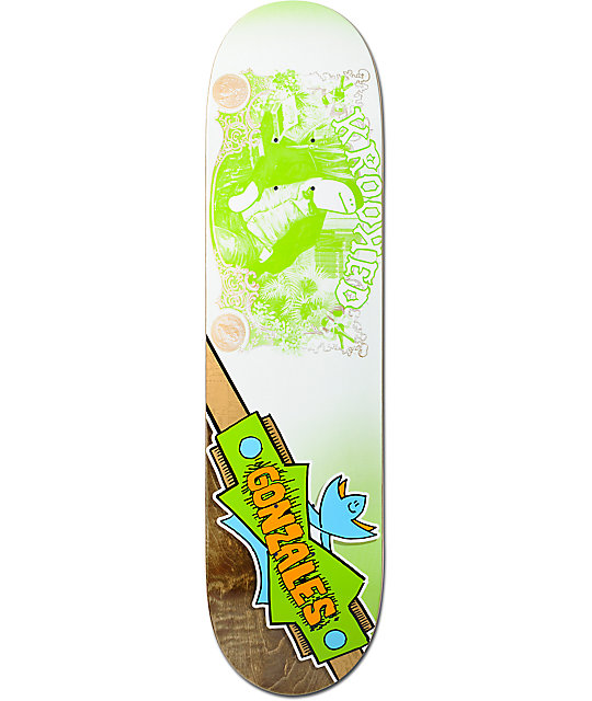 Krooked Gonz Comburo 7.9" Skateboard Deck Zumiez
