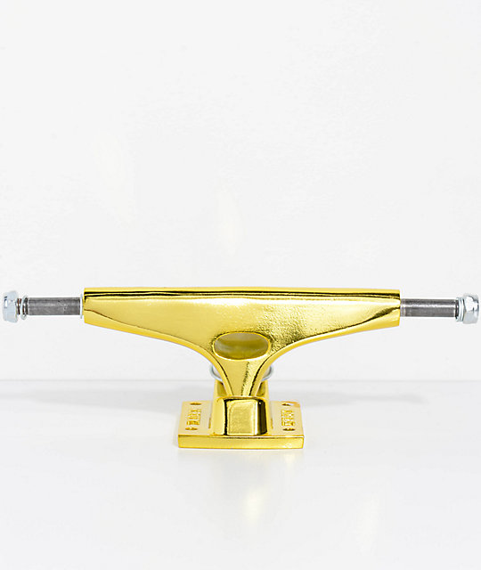 Krux K4 Krome 8.25" Gold Skateboard Truck Zumiez