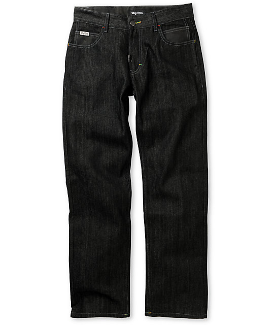 black relaxed fit jeans
