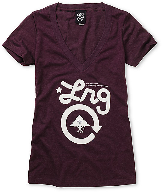 purple lrg shirt