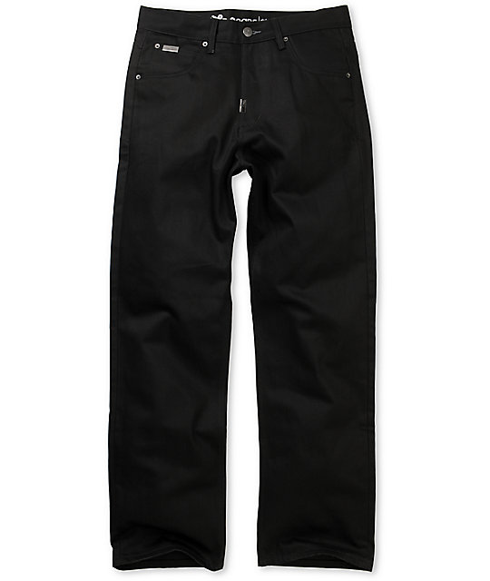 black relaxed fit jeans