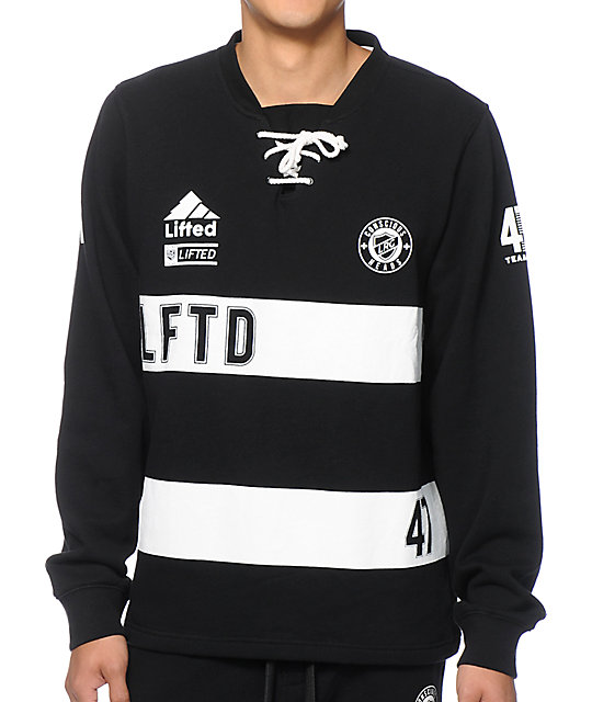 LRG Iced Out Hockey Crew Neck Sweatshirt Zumiez