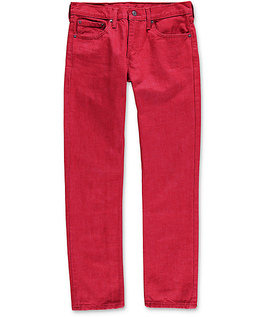 levi's 511 red jeans online -