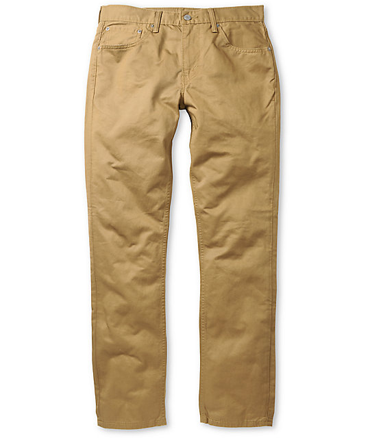 levi's 511 khaki chinos