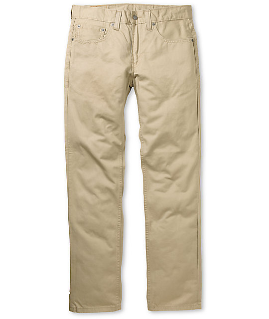 levi's 511 khaki chinos