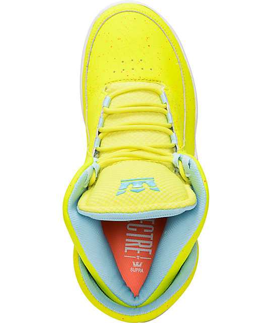 Lil Wayne x Supra SPECTRE Chimera Highlighter Yellow Shoes Zumiez