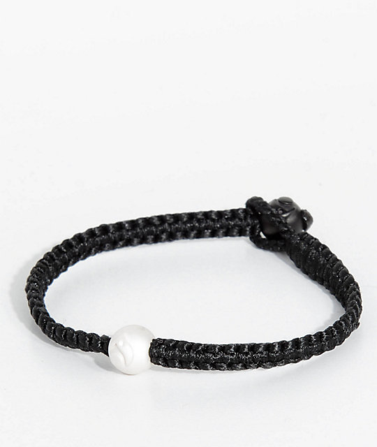 Lokai Single Wrap Black Bracelet Zumiez