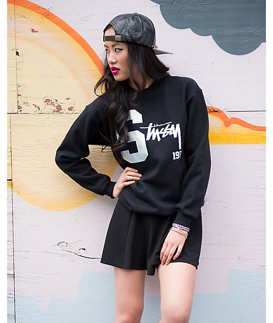 Lunachix Black Textured Skater Skirt Zumiez