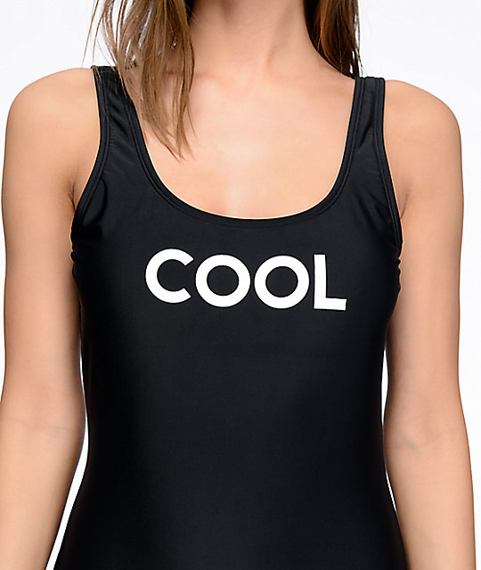 Malibu Cool Black Scoop Back 1 Piece Swimsuit Zumiez