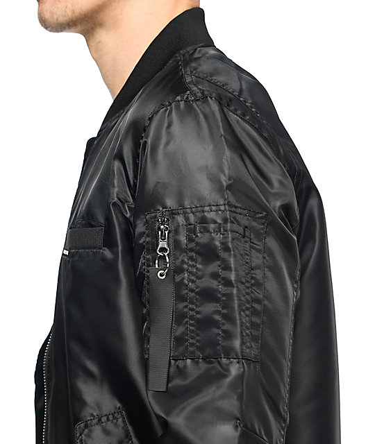 Members Only Military Black Bomber Jacket Zumiez