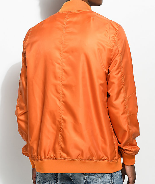 orange adidas bomber jacket