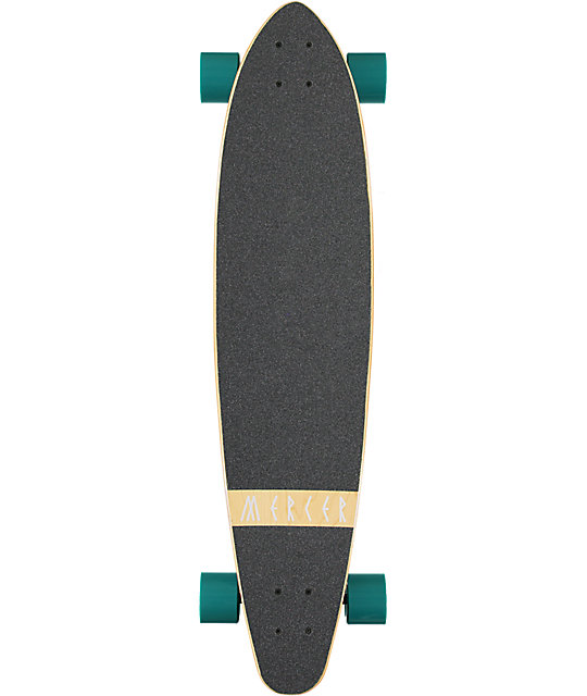 Mercer Lone Wolf 37.5" Pin Tail Longboard Complete Zumiez