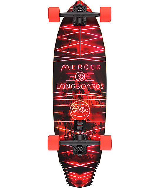 Mercer Neon Coast 32" Cruiser Complete Skateboard Zumiez