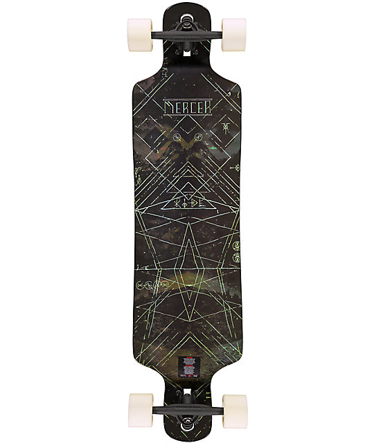 Mercer Shadow 39.25" Drop Through Longboard Complete Zumiez