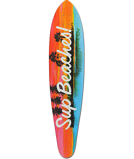 Mercer Sup Beaches 35.5" Pintail Longboard Deck Zumiez