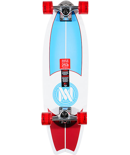 Mercer Thruster 29" Complete Cruiser Skateboard Zumiez