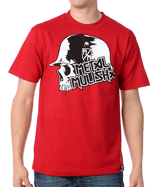 Metal Mulisha Clad Red TShirt Zumiez