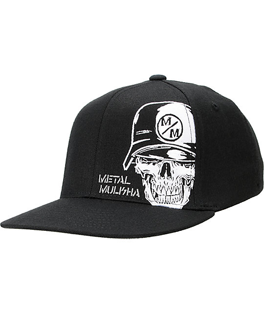 Metal Mulisha Spent Black Flexfit Hat 