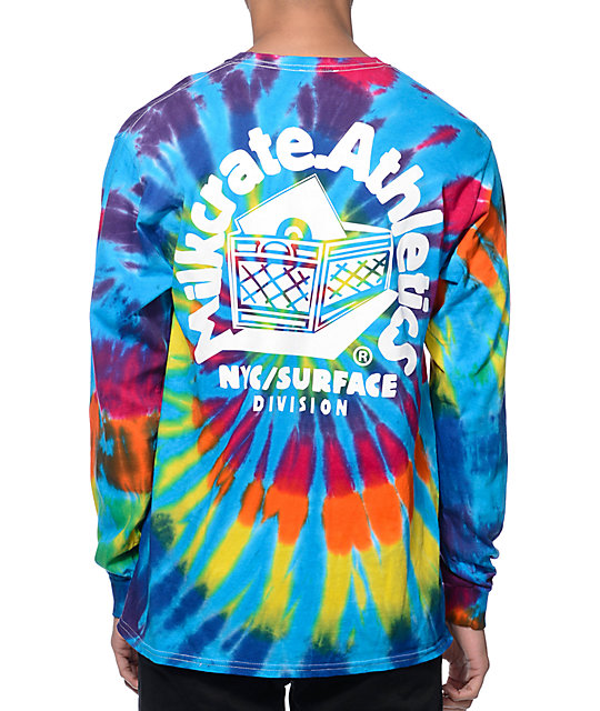 Milkcrate OG Tie Dye Long Sleeve T-Shirt | Zumiez