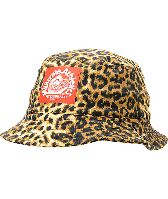 Milkcrate Safari Leopard Print Bucket Hat Zumiez