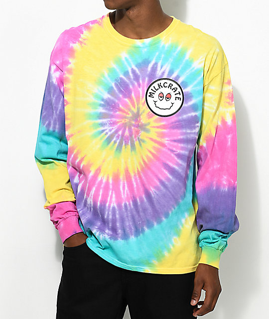 tie dye long sleeve shirts