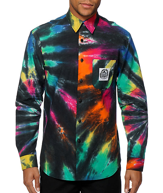 tie dye long shirts