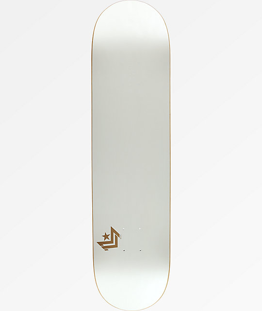 Mini Logo White Chevron 8.0" Skateboard Deck Zumiez
