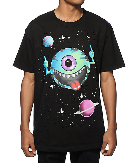 cosmic black t shirt